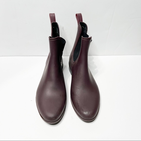 Sam Edelman Tinsley Women’s Rain Boot Burgundy Size 9 - Picture 2 of 13